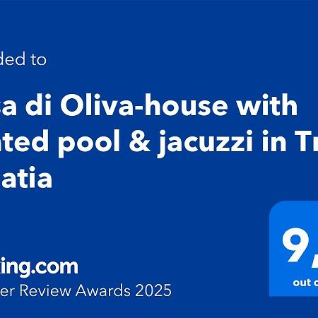 Casa Di Oliva-House With Heated Pool & Jacuzzi In Trilj, Croatia Villa Dış mekan fotoğraf